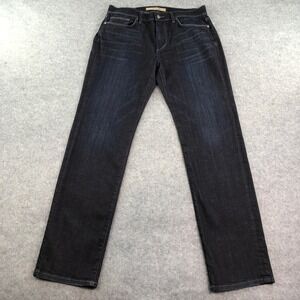 Joes Mens 33x34 Dark Wash Blue Stretch Denim Straight Leg Jeans